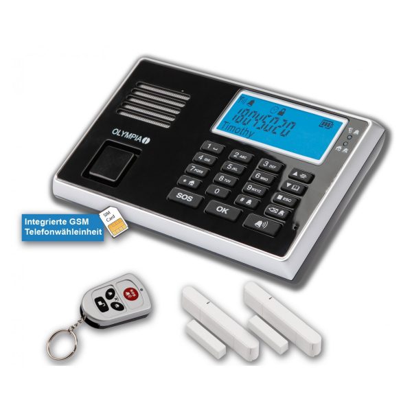 OLYMPIA Protect 9030 Drahtloses GSM Alarmanlagen-Set