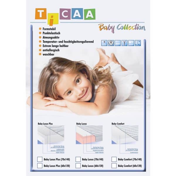 TiCAA Babymatratze MedAllergen Comfort