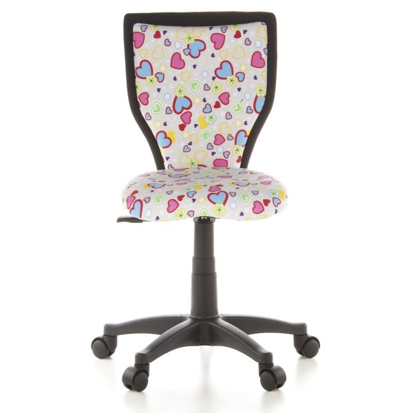 hjh OFFICE Kinderdrehstuhl KIDDY LUX Stoff ohne Armlehnen