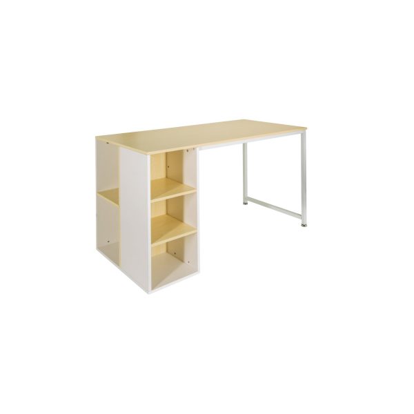 hjh OFFICE Schreibtisch WORKSPACE H II Melaminharzbeschichtete Spanplatte