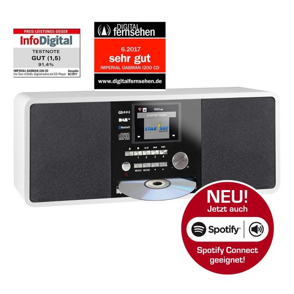 IMPERIAL 22-237-00 DABMAN i200 CD DAB+ Radio und Internetradio Stereo