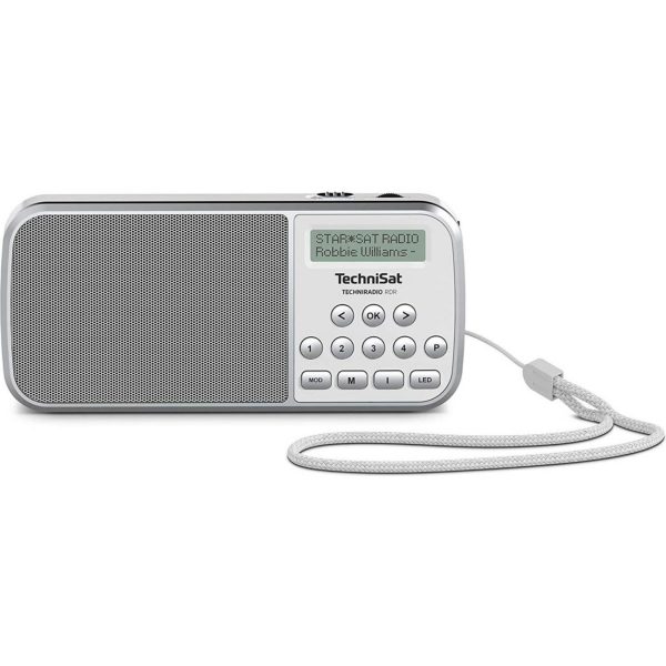 TechniSat Techniradio RDR portables DAB+/UKW-Taschenradio mit LED-Taschenlampenfunktion