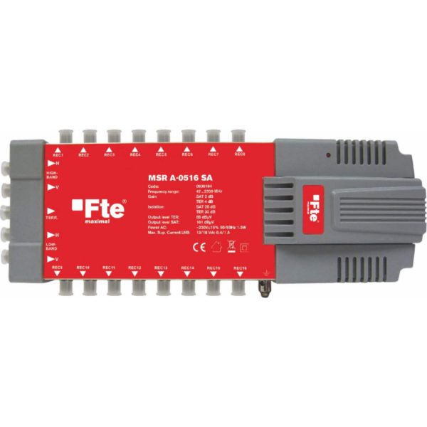 Fte maximal MSR A 0516 SA Multischalter (mit 16 Ausgängen für 16 Teilnehmer