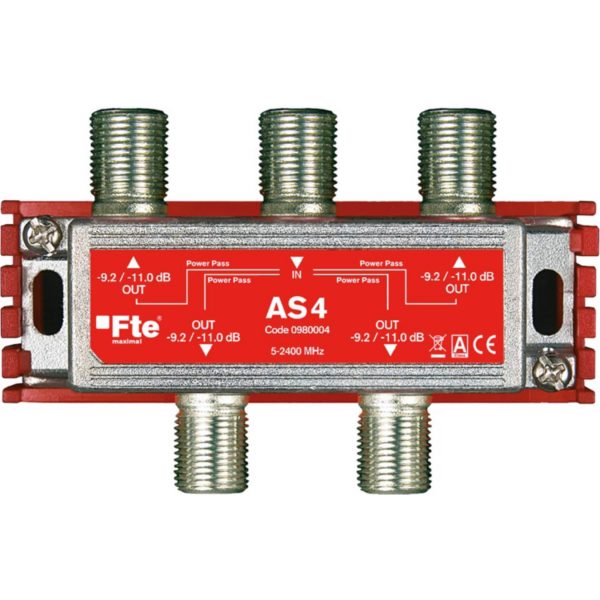 Fte maximal AS 4 TV-Signal Verteiler (Breitbandverteiler