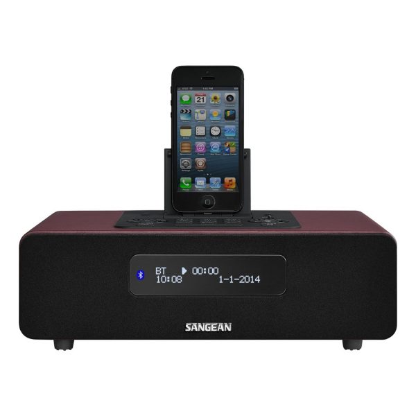 SANGEAN DDR-38 Red DAB+/FM-Docking-Tischempfänger BT