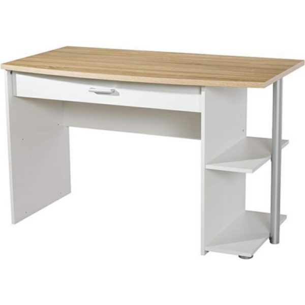 Schreibtisch Acun 120*64 cm weiß - grau