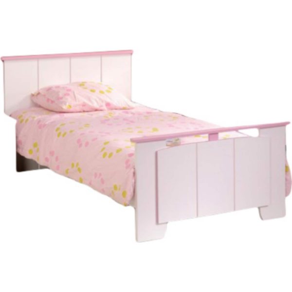 Kinderbett Biotiful Parisot 90*200 cm weiß - rosa