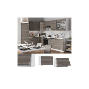 VICCO Hängeschrank 60cm (flach) Edelgrau Küchenschrank Dunstabzug Küchenzeile Fame-Line