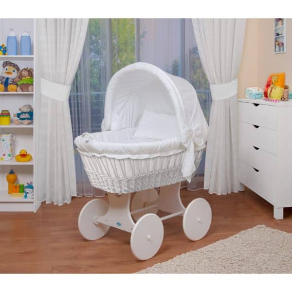 WALDIN Baby Stubenwagen-Set mit Ausstattung