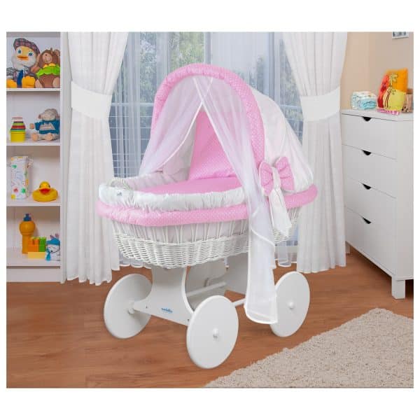 WALDIN Baby Stubenwagen-Set mit Ausstattung