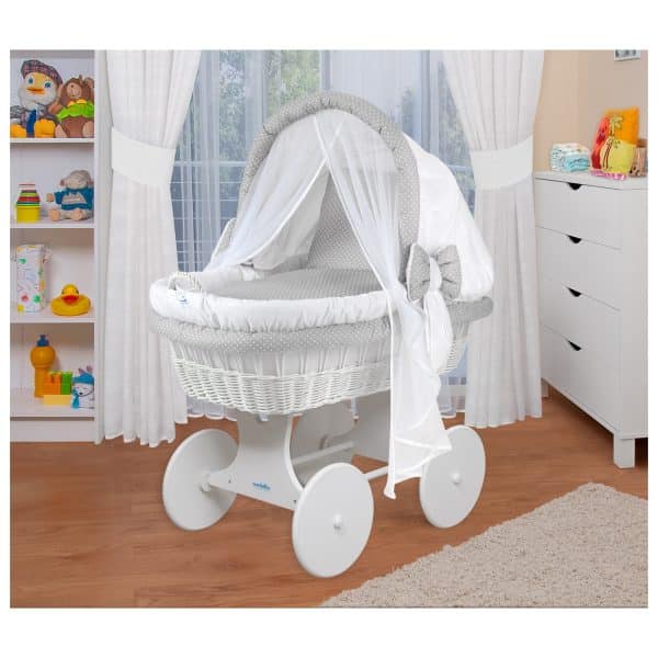 WALDIN Baby Stubenwagen-Set mit Ausstattung