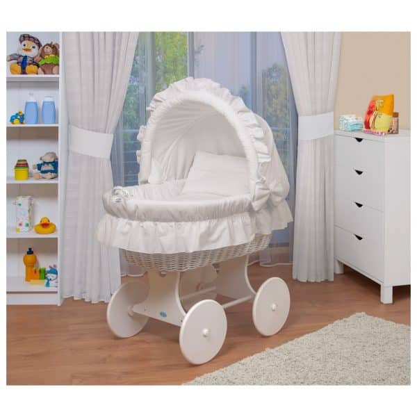 WALDIN Baby Stubenwagen-Set mit Ausstattung