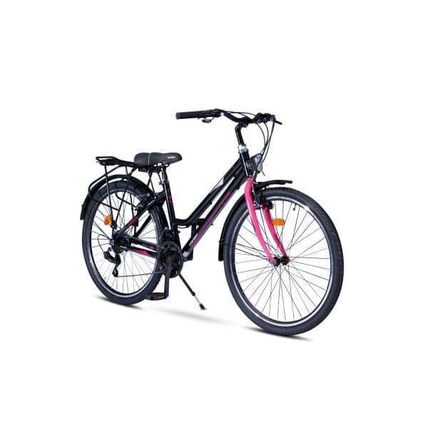 26" Zoll Alu Fahrrad City Bike Mädchen Fahrrad Kinderfahrrad 21 Gang Rh ca.40 cm Stvo