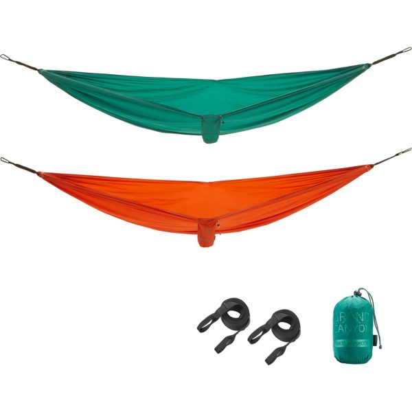 GRAND CANYON Bass Hammock Reise Hängematte Camping Wetterfest Nylon 440 g Leicht Farbe: Storm