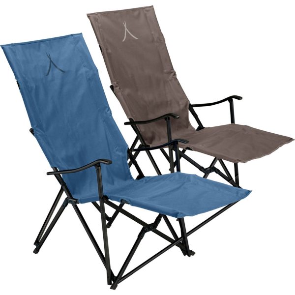 GRAND CANYON El Tovar Hochlehner Lounger Camping Falt Stuhl Armlehne Alu 100 kg Farbe: Dark Blue