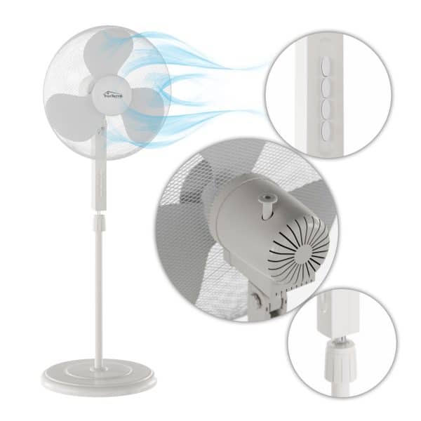 TroniTechnik Standventilator Ventilator SV02 45 Watt