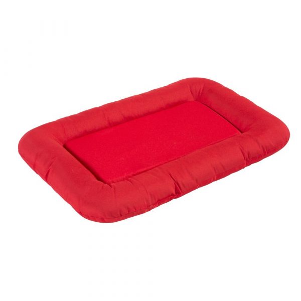 KAHU® Hundebett mit Viskoschaum • Hundekorb mit Memory-Schaum • Schmutz & Wasserabweisendes Hundekissen • Wende-Hunde-Kissen • Hundesofa • Tierbett • Tierkissen • in verschiedenen Farben und Größen... Rot