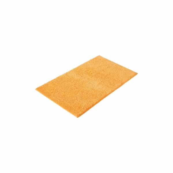 PANA® Badematte mit Streifenmuster • Duschvorleger • Badvorleger • waschbar • Ökotex zertifiziert • 100% Baumwolle Badteppich 60x100cm • versch. Farben... Orange