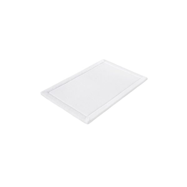 PANA® Memory-Schaum Badematte • Badvorleger • Badeteppich • Duschvorleger • 60 x 90cm • Ökotex zertifiziert • versch. Farben... Weiss