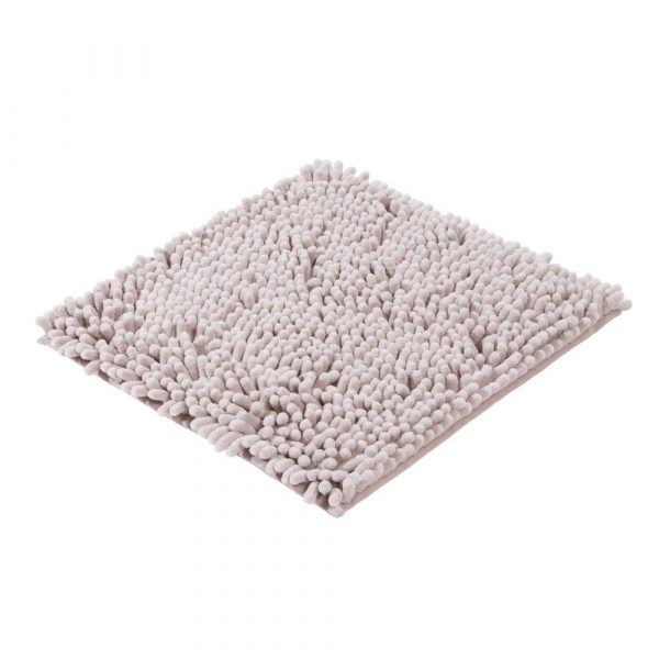 PANA® Badematte & WC Vorleger Noppen I Duschvorleger Chenille   Badezimmerteppich I Mikrofaser Badvorleger   verschiedene Formen & Farben... Beige