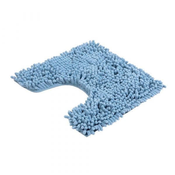 PANA® Badematte & WC Vorleger Noppen I Duschvorleger Chenille   Badezimmerteppich I Mikrofaser Badvorleger   verschiedene Formen & Farben... Hellblau