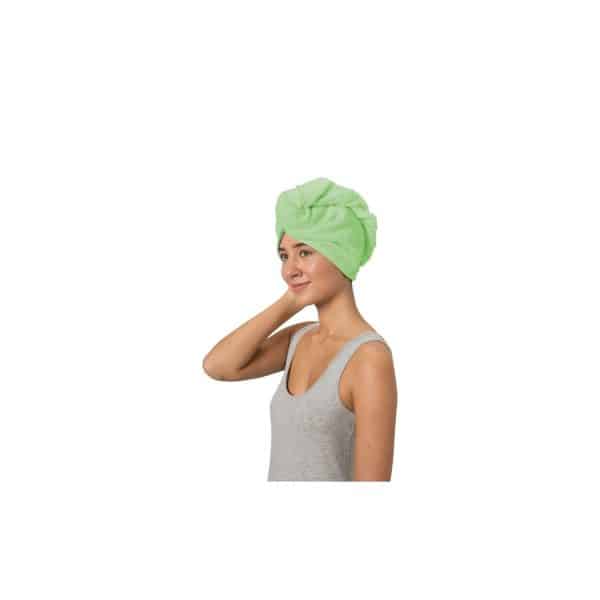 PANA® Haarturban • Haar-Handtuch • Handtuch Turban • mit Pflegeölen imprägniert und Knopfverschluss • ca. 64 x 23 cm • versch. Farben und Öle... 1er Pack