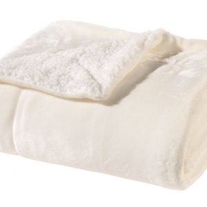 WOHNWOHL® Flauschige Sherpa Kuscheldecke • Mikrofaser Wohndecke • Fleecedecke als Sofaüberwurf • Sofadecke/Tagesdecke/Wohnzimmerdecke • Teddyfleece Decke für Bett und Sofa... 150 x 200 cm