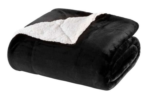 WOHNWOHL® Flauschige Sherpa Kuscheldecke • Mikrofaser Wohndecke • Fleecedecke als Sofaüberwurf • Sofadecke/Tagesdecke/Wohnzimmerdecke • Teddyfleece Decke für Bett und Sofa... 130 x 170 cm