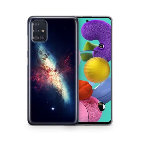 Schutzhülle für ZTE Blade A51 Motiv Handy Hülle Silikon Tasche Case Cover Neu... Galaxie