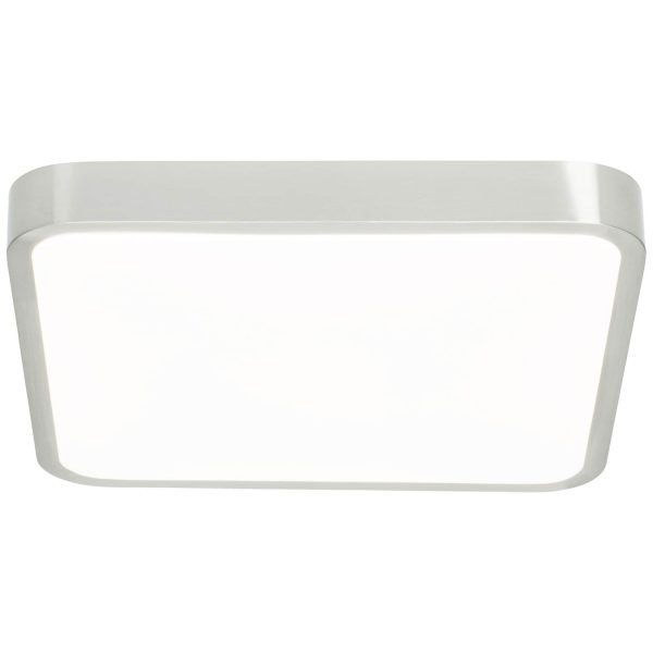 AEG Lampe Mikel LED Deckenleuchte 38x38cm eisen/weiß   1x 24W LED integriert (SMD-Chip)