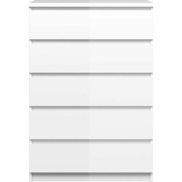 Nada Kommode 5 Schubladen weiss Sideboard Highboard Schrank Flur Diele