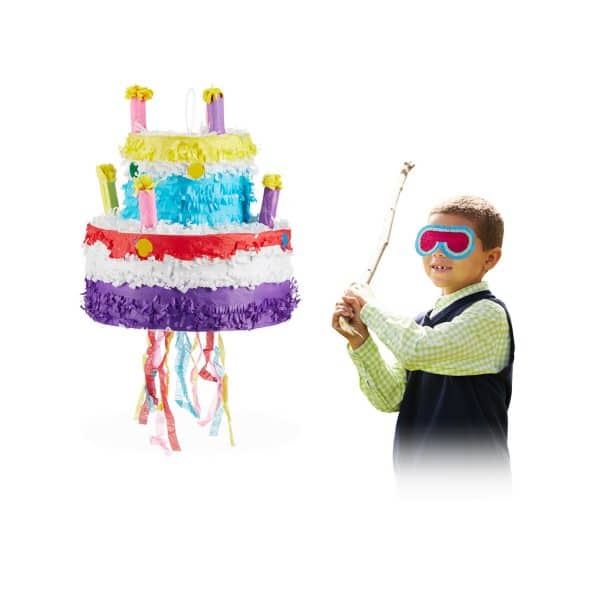 relaxdays Pinata Geburtstag Torte