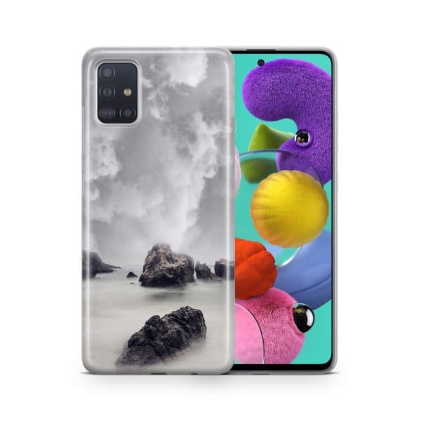 Schutzhülle für Nokia G50 Motiv Handy Hülle Silikon Tasche Case Cover Bumper Neu... Felsen Wolken