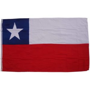 XXL Flagge Chile 250 x 150 cm Fahne mit 3 Ösen 100g/m² Stoffgewicht