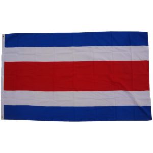 XXL Flagge Costa Rica 250 x 150 cm Fahne mit 3 Ösen 100g/m² Stoffgewicht