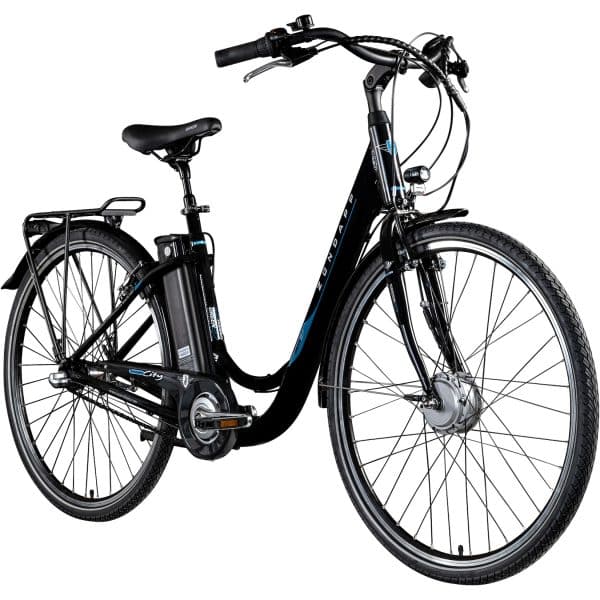 Zündapp Green 2.7 E Bike Damenfahrrad 28 Zoll 150 - 175 cm mit 3 Gang Nabenschaltung Rücktritt Pedelec Hollandrad Citybike Nabenmotor