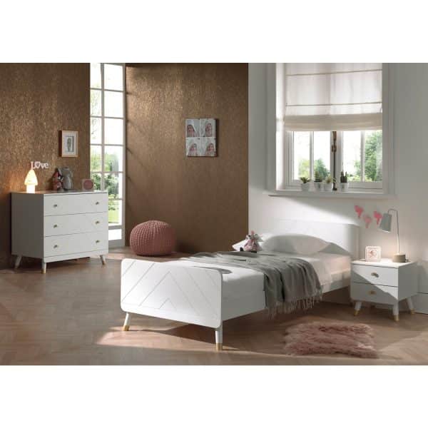 BILLY Jugendzimmer Set 3-tlg. best. aus: Bett 90 x 200 cm