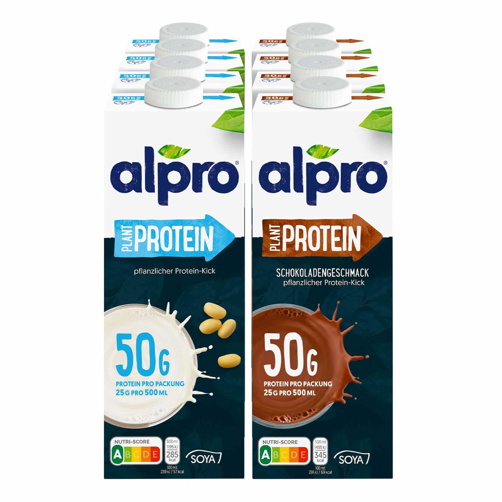 Alpro Protein Drink 1 Liter, Verschiedene Sorten, 8er Pack Online Hier ...