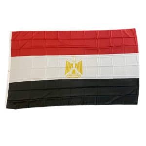 XXL Flagge Ägypten 250 x 150 cm Fahne mit 3 Ösen 100g/m² Stoffgewicht
