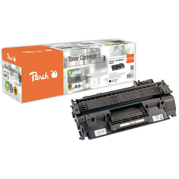 Peach H719BK Tonermodul bk ersetzt Canon No. 719 BK