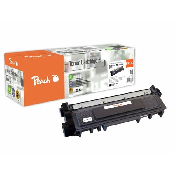 Peach B2320 Tonermodul XL bk ersetzt Brother TN-2320 für z.B. Brother DCPL 2500 D