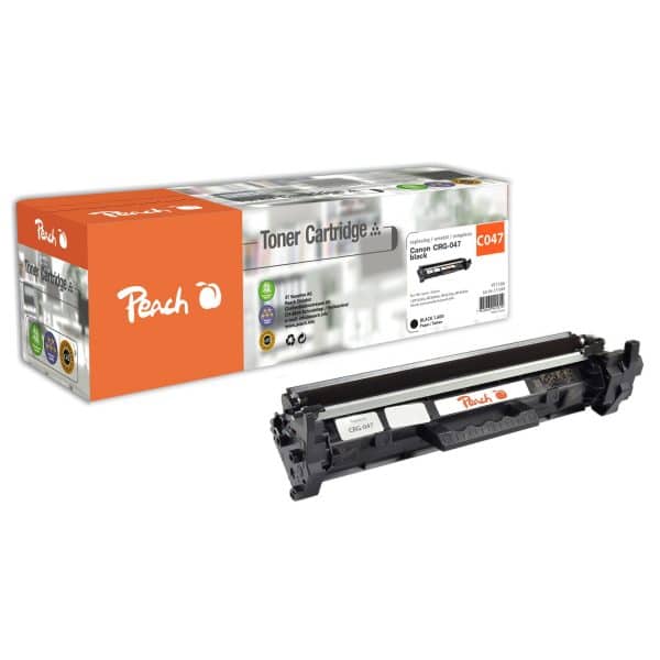 Peach H047bk Tonermodul bk ersetzt Canon CRG-047 bk