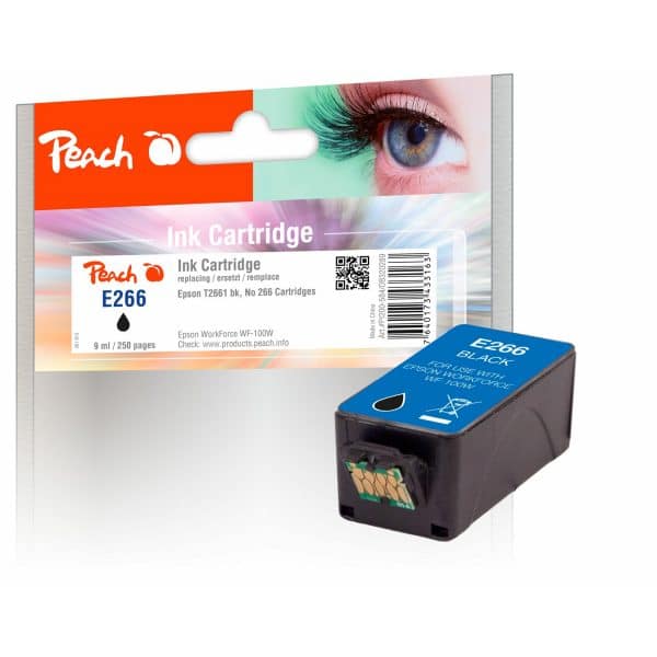 Peach E266BK Druckerpatrone bk ersetzt Epson No. 266BK