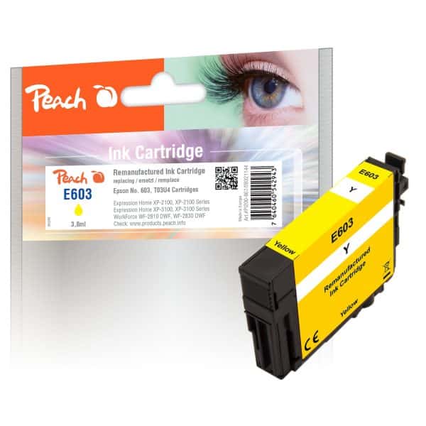 Peach E603Y Druckerpatrone ye ersetzt Epson No. 603Y