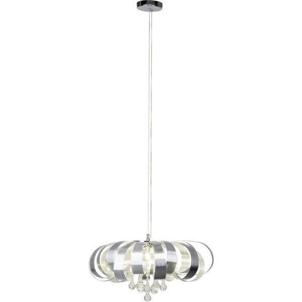 Brilliant Lampe Stradivari Pendelleuchte 60cm alu