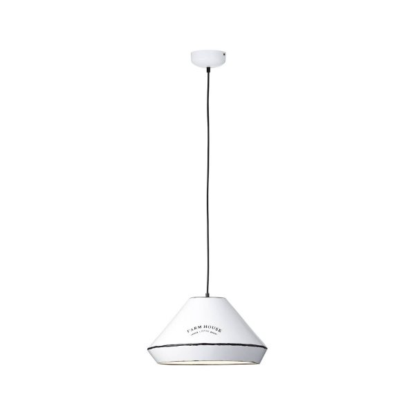 BRILLIANT Lampe Grain Pendelleuchte 43cm weiß   1x A60