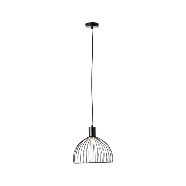 Brilliant   Blacky Pendelleuchte 30cm schwarz matt   1x A60