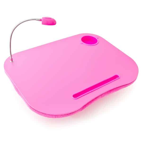 relaxdays Laptopkissen mit Licht pink