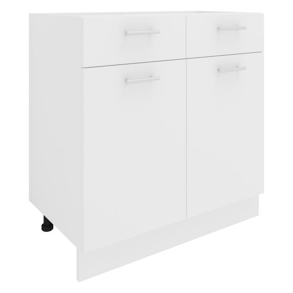 VCM Küchenschrank Breite 80 cm Schublade Unterschrank Küche Küchenmöbel Esilo