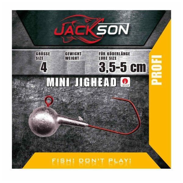 Jackson VMC Mini Jighead Größe 4 8g 5 Stk. Jigkopf Jighaken